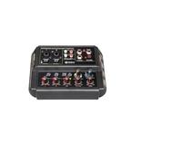 Audio Mixer, D4-Live 4 Channel Interface Sound Card With Bluetooth, +48V Phantom Power, 16 Kinds Of Dsp, For Live Broadcast,Recording.-THSDXC84240
