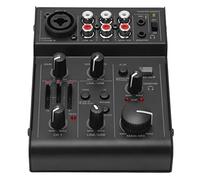 Audio Mixer, Dj Mixer Board Dj Controller Sound Board Mixing Console with Effects USB Power Supply Digital Mixer Live Recording Audio Mixer Controller for Recording, Live Streaming