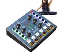 Audio Mixer for Streaming - Noise Reduction Streaming Audio Mixer Interface - Compact and Flexible Sound Card Mixer, Live Sound Mixer, Digital Sound Interface for Live Streaming, Games