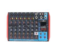 Audio Mixer, Live Card USB Sound Mixing Console PC Laptop DJ Mixer Stage Studi Sing Effector 6.5 Two-in-one for Studio Karaoke