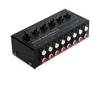 Audio Mixer, Mini Stereo 6 Channel Passive Mixer CX600 Multi-channel Mixer Professional For Live And Studio Use For Live Mini Mixer