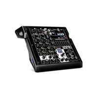 Audio Mixer, P4 Professional Mixer 4-Channel 99 DSP USB/Bluetooth 3 Equalization, Real-Time Monitoring Sound Console for Studio Karaoke