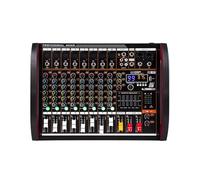 Audio Mixer, Professional 8 Channel Mixer Mixing Console USB Computer+48V Power Supply Number Live Performance for Studio Karaoke