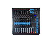 Audio Mixer, Professional 8-Channel Mixing Console With 600W*2 Power Amplifier Mixer Suitable For Stage Party Recording Studio-THSDXC84381