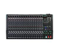 Audio Mixer, Professional Dj Mixer Sound Board Desk System Interface 16 Channel Digital 99 Reverb Effect-THSDXC84366