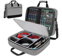 Audio Mixer Travel Case - DJ Cable File Bag for DJ Gear with Adjustable Storage | Scratch-Resistant Music Studio Equipment Storage for Tours Gigs Live Performances Long-Distance Trips
