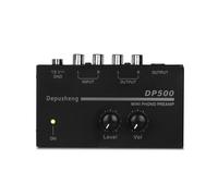 Audio Mixer, Upgraded Ultra Low Noise 4 Channel Line Mixer DX400 Mini Sound Mixer Power Supply DC5V Easy Operation Dropshipping(DP500)