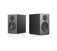 Audio Pro A28 W Active Stereo Multiroom Speakers 2×75 W Class-D, TV ARC + HDMI, AirPlay 2, Google Cast, Optical & RCA Inputs, 238×150×200 mm, Remote & Presets (Black)