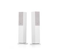 Audio Pro A38 W Active Stereo Multiroom Speakers, 2×75 W Class-D, HDMI ARC, Optical & RCA, AirPlay 2, Google Cast, 832×190×210 mm (Pair) (White)