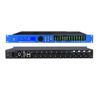 Audio Processor, 4-In/8-Out Matrix System with 31-Band Equalizer, Crossover, Mixer, LCD Screen, Level Indicator, PC Programmable, for Studio Use