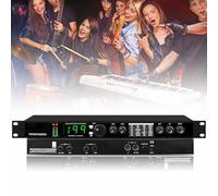 Audio Processor, Professional Digital Reverb Multi Effect with DSP Processor, 100 Preset Programs, Default/executable 24-bit Signal Processing