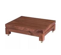 Audio Rack 1 Tier Shelf for Record Player Turntable Streaming Devices & Printers Wooden Cabinet Stand for Amplifiers & Sky Boxes Space Sing Design