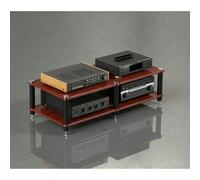 Audio Rack, 3-Tier Entertainment Center, Open Component Cabinet, Gaming Shelf, Media Shelf, Audio-Visual Shelving for Living Room, Home Theater Storage