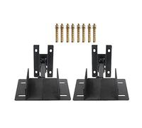 Audio rack Speaker Wall Bracket Monitor Speaker Shelf Surround Sound Wall Bracket Study Cafe HIFI Bookshelf Speaker Bracket No Screws Tray Wall Bracket Media cabinet (A Color Wall hung small tray pai