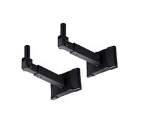 Audio rack Thickened Professional Speaker Wall Bracket Lengthened Speaker Bracket KTV Stage Bracket Sound Bracket Hanger Media cabinet (Black)
