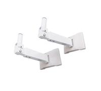 Audio rack Thickened Professional Speaker Wall Bracket Lengthened Speaker Bracket KTV Stage Bracket Sound Bracket Hanger Media cabinet (White)