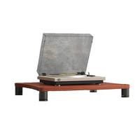 Audio Rack Tower Media Storage Cabinet with Open Design for Stereo and Video Equipment Organization