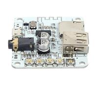 Audio Receiver Board and Amplifier Module Compatible with Bluetooth with USB and TF Card Decoding for MP3 WMA WAV FLAC and APE FAST Formats for Use with Earphones and Power