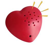 Audio Recorder - 1.97 Inch Electronic | 60-Second Heart Shape Voice Recorder | Interactive Learning Device | Recording Insert For Kids, Classroom Activities, Home Fun & Holiday