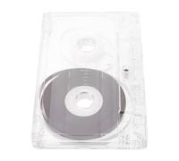 Audio Recording Cassette Tape Core 60 Minutes Blank Replacement for Voice | User-friendly Installation, Reusable Plastic Core, Professional Use, Black Colour, Size 10x6.5x1.2cm