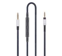 Audio Replacement Cable Compatible with Sennheiser HD4.40, HD 4.40 BT, HD4.50, HD 4.50 BTNC, HD4.30i, HD4.30G Headphone and Compatible with iPhone iPod iPad with in-Line Mic Remote Volume control