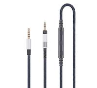 Audio Replacement Cable Compatible with Sennheiser HD598 HD598 SE, HD518 HD598 Cs, HD599 HD569 HD579 Headphone, Audio Cord Compatible with iPhone iPod iPad Apple with in-Line Mic Remote Volume Control