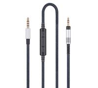Audio Replacement Cable Compatible with Sennheiser HD598 HD598 SE, HD518 HD598 Cs, HD599 HD569 HD579 Headphone, Audio Cord Compatible with Samsung Galaxy Huawei with in-Line Mic Remote Volume Control
