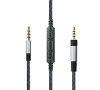Audio Replacement Cable with in-Line Mic Remote Volume Control Compatible with Sennheiser PXC550, PXC480 Headphones, Audio Cord Compatible with Samsung Galaxy Huawei Android