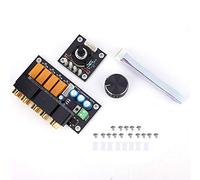 Audio Signal Selection Board 4 Way Audio Input Switching Input Board Selector AC1215V Relay Type 4Channel Audio Source Selection for Home Theater Systems and Audio Enthusiasts