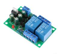 Audio Speaker Protection Board, 65 x 40mm DIY Kit Dual Channel DC Delay Function Compact Design for Audio Enthusiasts(B)