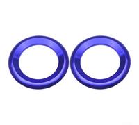 Audio Speaker Ring Cover with A-Pillar Door Compatibility for Honda Civic 10th 2016-2021, Stainless Steel Trim to Upgrade Vehicle Interior (Blue)