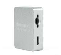 Audio Spectrum Analyzer,10 Display Modes Button Adjustment Aluminum Alloy Music Indicator Rhythm Analyzer(A)