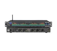 Audio Spectrum Analyzer, 31-band Digital Equalizer, Stereo Equalizers, Low/mid/treble Adjustment, Dual Channel Synchronous Control, For Home Reverberator Karaoke