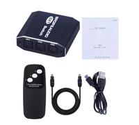 Audio Splitter 1in 3 Out Switcher UHD 2.0 1X3 Splitter for Laptop TV Console Support SPDIF Optical Digital Audio