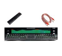 Audio Stereo Graphic EQ, Graphic Equalizer Hifi with Noise Reduction, 31-Band Digital Equalizer, 12 Rhythm Patterns, Double 10 -segment Independent Tuning, Bluetooth 5.4 for Recording Studio