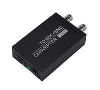 Audio support for devices using professional HDMI to BNC converter coaxial signal adapter analog