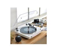 Audio Technica At-Lp3Xbt Fully Automatic Belt-Drive Bluetooth Turntable In White White One Size