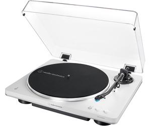 Audio Technica AT-LP70XBT Fully Automatic Bluetooth Turntable - White/Silver