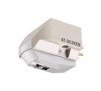 Audio Technica AT-OC9XEN Dual Moving Coil Cartridge with Elliptical Stylus 1/2" Mount includes Mounting Harware and brush (White/Silver)