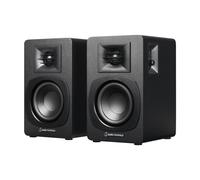 Audio Technica AT-SP3X Powered Bookshelf Speakers with Bluetooth Black