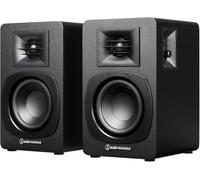Audio Technica AT-SP3X Powered Bookshelf Speakers with Bluetooth Black