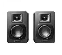 Audio Technica AT-SP3X Powered Bookshelf Speakers with Bluetooth Black