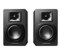 Audio Technica AT-SP3X Powered Bookshelf Speakers with Bluetooth Black