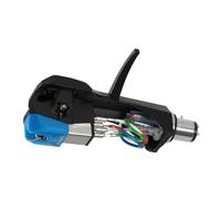 Audio Technica AT-VM95C/H Headshell/Dual Moving Magnet Cartridge Kit (Black/Blue)