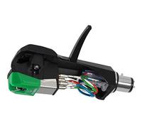 Audio Technica AT-VM95E/H Headshell/Dual Moving Magnet Cartridge Combo Kit (Black/Green)