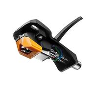 Audio Technica AT-VM95EN/H Headshell/Dual Moving Magnet Cartridge (Black/Orange)