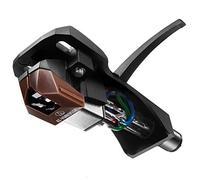 Audio Technica AT-VM95SH/H Headshell/Dual Moving Magnet Cartridge Combo Kit (Black/Brown)