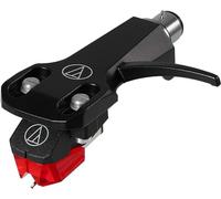 Audio-Technica AT-XP5/H Dual Moving Magnet Stereo DJ Cartridge with Headshell Red