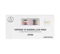 Audio Technica AT6108 Headshell Lead Cartridge Wires set 6N-OFC Copper DECO