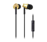 Audio-Technica ATH-CK330iS-GD in-Ear Headphones (Black/Gold)